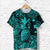 Custom Hawaii Pineapple Polynesian T Shirt Unique Style Turquoise LT8 - Wonder Print Shop