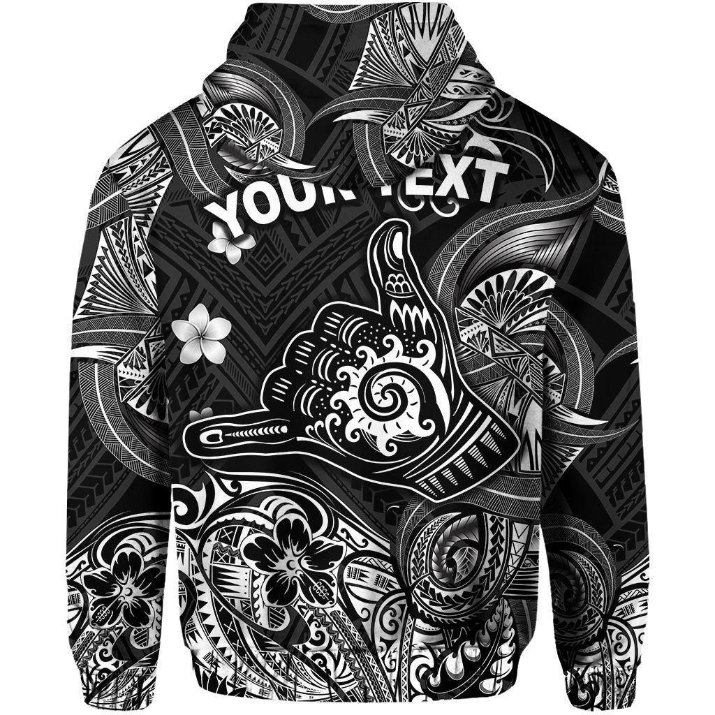 Custom Hawaii Shaka Polynesian Hoodie Unique Style Black LT8 - Wonder Print Shop