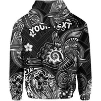 Custom Hawaii Shaka Polynesian Hoodie Unique Style Black LT8 - Wonder Print Shop