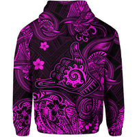 Hawaii Shaka Polynesian Hoodie Unique Style Pink LT8 - Wonder Print Shop
