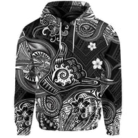Custom Hawaii Shaka Polynesian Hoodie Unique Style Black LT8 - Wonder Print Shop