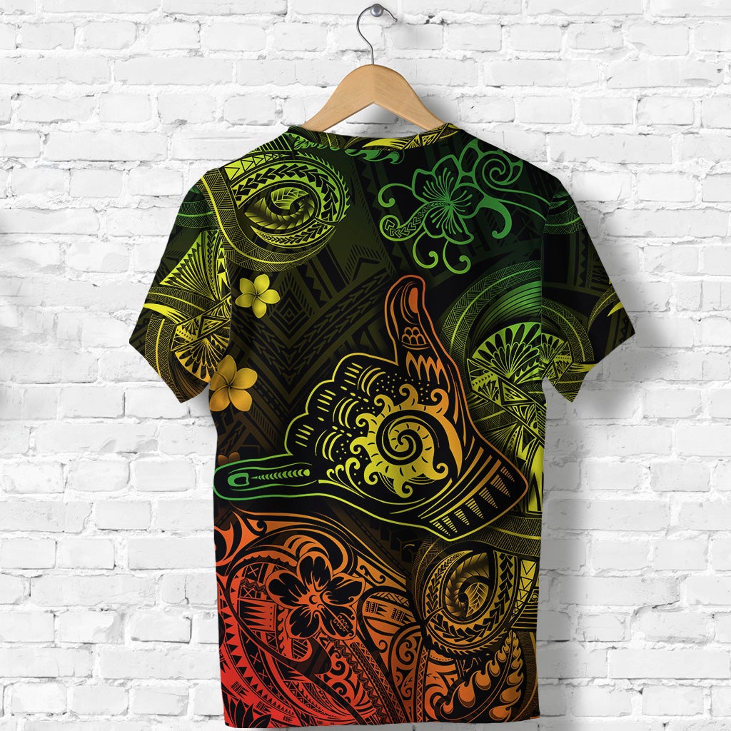 Hawaii Shaka Polynesian T Shirt Unique Style Reggae LT8 - Wonder Print Shop