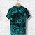 Custom Hawaii Shaka Polynesian T Shirt Unique Style Turquoise LT8 - Wonder Print Shop