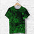 Custom Hawaii Shaka Polynesian T Shirt Unique Style Green LT8 - Wonder Print Shop
