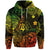 Custom Hawaii Shaka Polynesian Zip Hoodie Unique Style Reggae LT8 - Wonder Print Shop