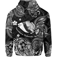 Hawaii State Fish Humuhumu Nukunuku Apuaa Polynesian Zip Hoodie Unique Style Black LT8 - Wonder Print Shop
