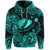 Custom Hawaii State Fish Humuhumu Nukunuku Apuaa Polynesian Hoodie Unique Style Turquoise LT8 - Wonder Print Shop