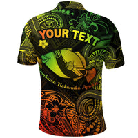 Custom Hawaii State Fish: Humuhumu Nukunuku Apuaa Polynesian Polo Shirt Unique Style Reggae LT8 - Wonder Print Shop