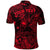 Custom Surfing Hawaii Golf Shirts Polynesian Polo Shirt Unique Style Red LT8 - Wonder Print Shop