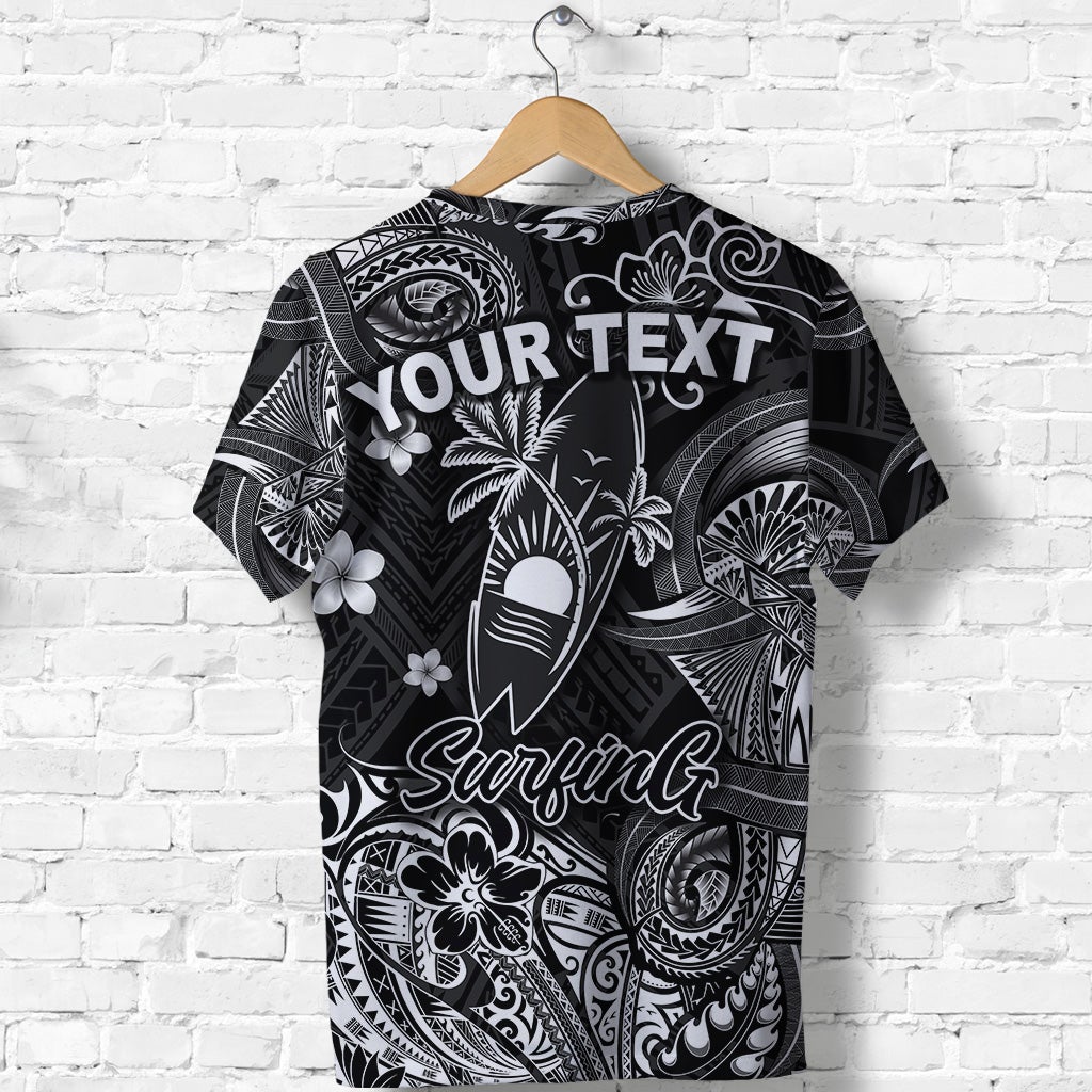 Custom Hawaii Surfing Polynesian T Shirt Unique Style Black LT8 - Wonder Print Shop