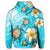 Hawaii Turtle Plumeria Coat Of Arm Ocean Zip Hoodie - Wonder Print Shop