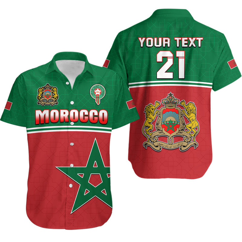 custom-personalised-morocco-football-geometric-halftone-pattern-hawaiian-shirt