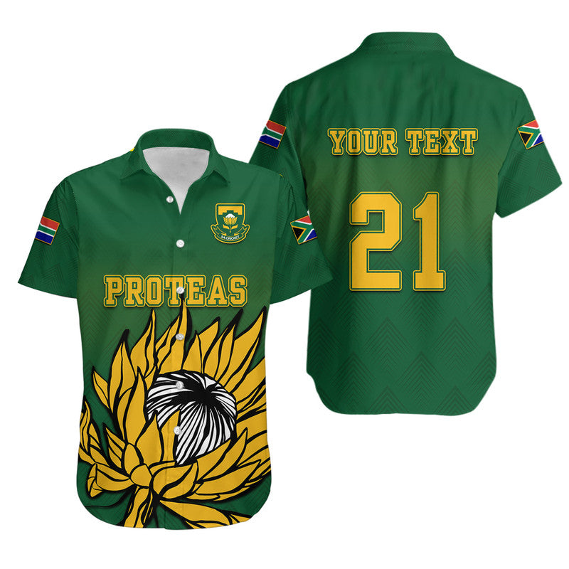 (Custom Personalised) South Africa National Cricket Team Hawaiian Shirt Proteas Sport Green Style - Wonder Print Shop