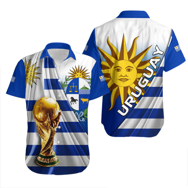 Uruguay Football La Celeste World Cup Hawaiian Shirt - Wonder Print Shop
