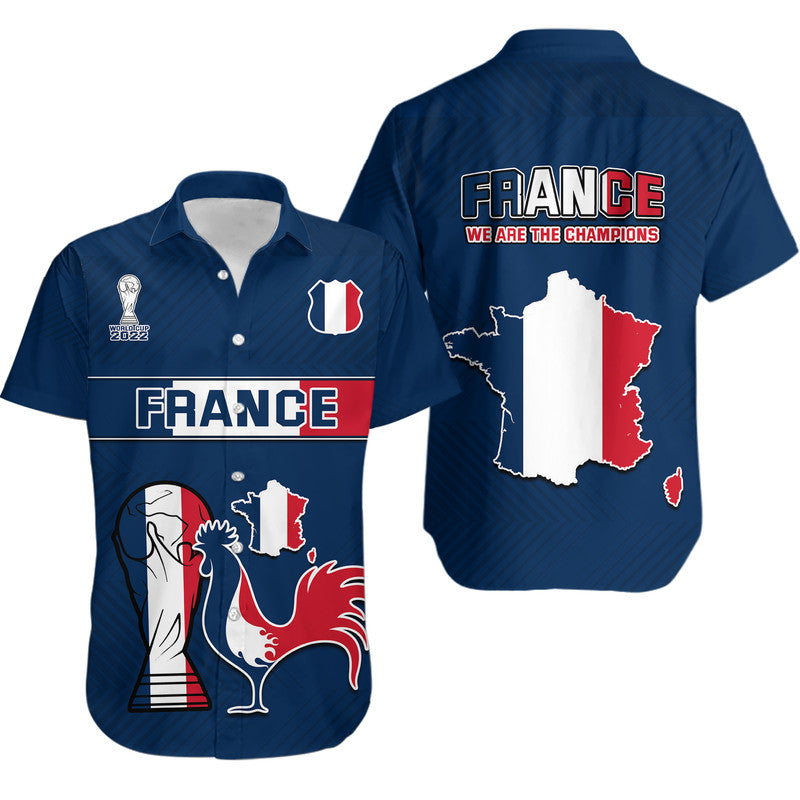 France Rooster Les Bleus Football Hawaiian Shirt - Wonder Print Shop