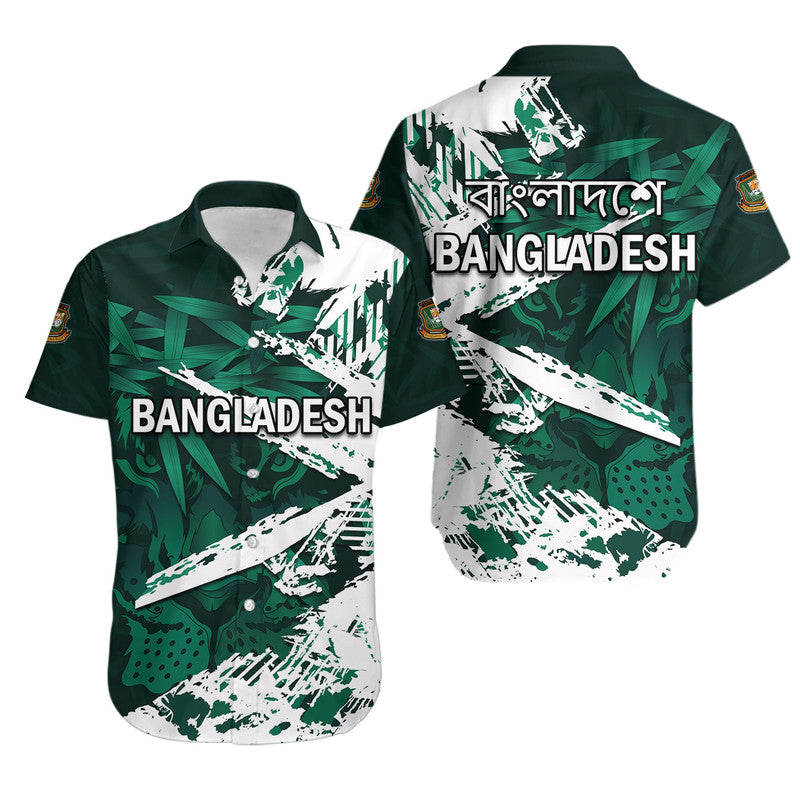 Bangladesh Cricket Team Hawaiian Shirt Special Bangla Tigers - Wonder Print Shop