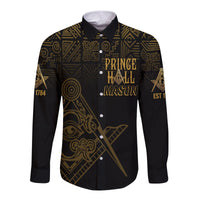 Personalised Prince Hall Mason Love Sleeves Button Shirt Caste King 2B1 ASK1 - Wonder Print Shop