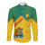 Grenada Independence Day Long Sleeves Button Shirt Geometric Style - Wonder Print Shop