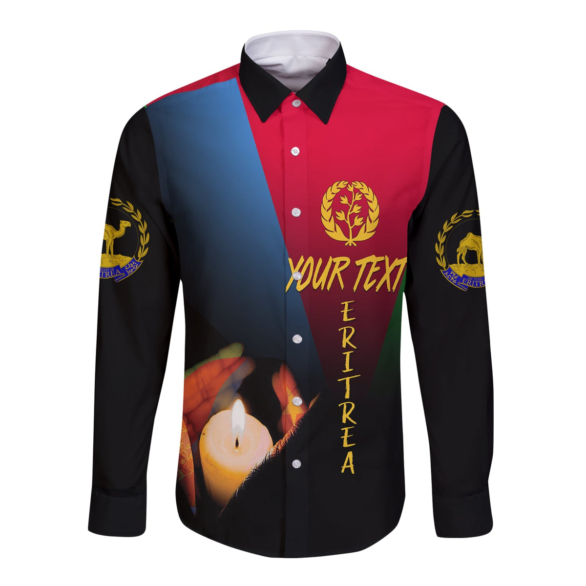 Personalised Eritrea Martyrs Day Long Sleeves Button Shirt Eternal Glory - Wonder Print Shop