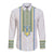 Ukraine Folk Patterns Long Sleeves Button Shirt Unity Day - White - Wonder Print Shop
