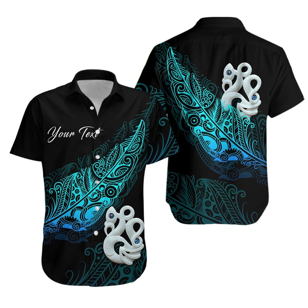 (Custom Personalised) Aotearoa Hawaiian Shirt Fern Mix Manaia Matau LT13 - Wonder Print Shop