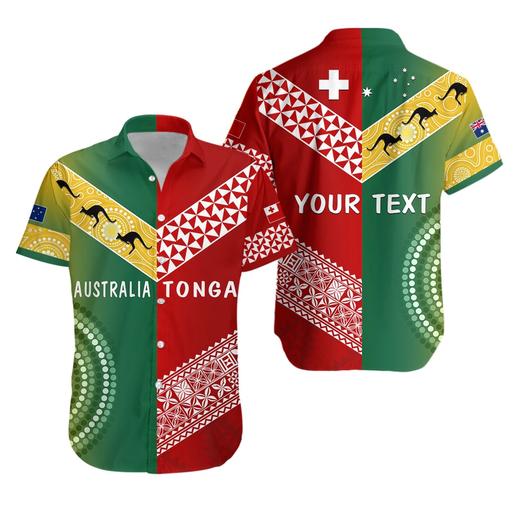 (Custom Personalised) Australia and Tonga Hawaiian Shirt Version Special LT13 - Wonder Print Shop