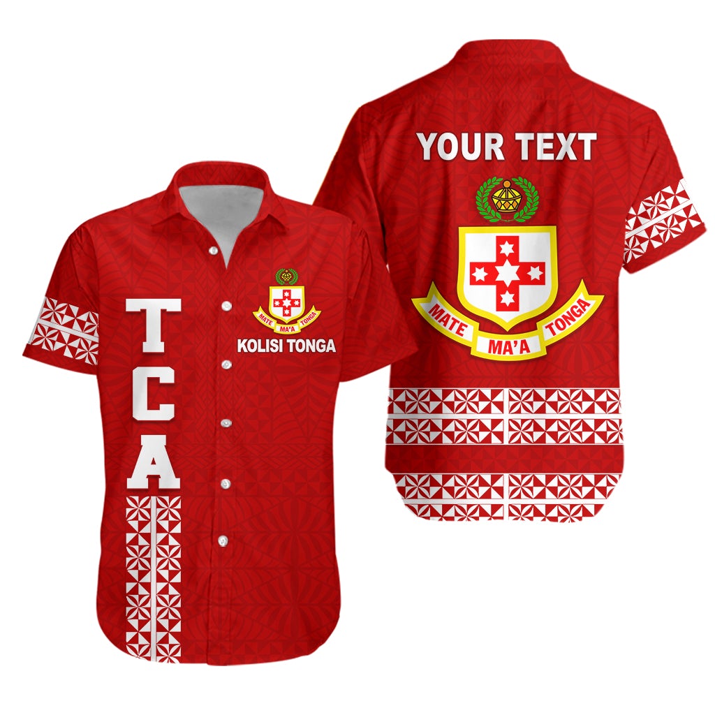 (Custom Personalised) Kolisi Tonga Hawaiian Shirt - TCA LT13 - Wonder Print Shop