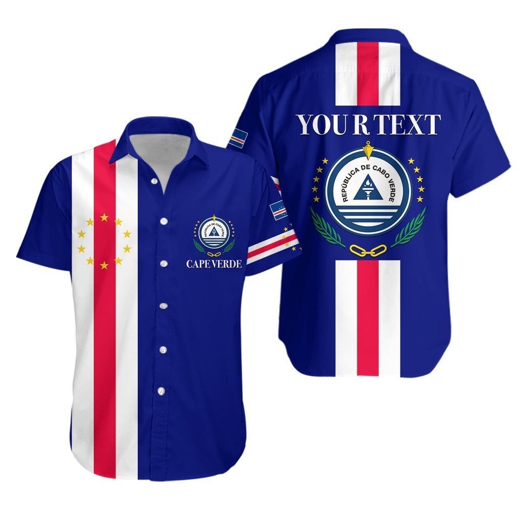 (Custom Personalised) Cape Verde Hawaiian Shirt Striped LT13 - Wonder Print Shop