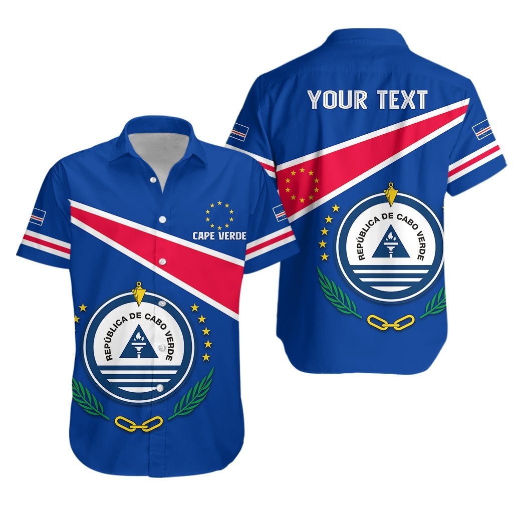 (Custom Personalised) Cape Verde Hawaiian Shirt Flag - Cape Verde Lovers LT13 - Wonder Print Shop