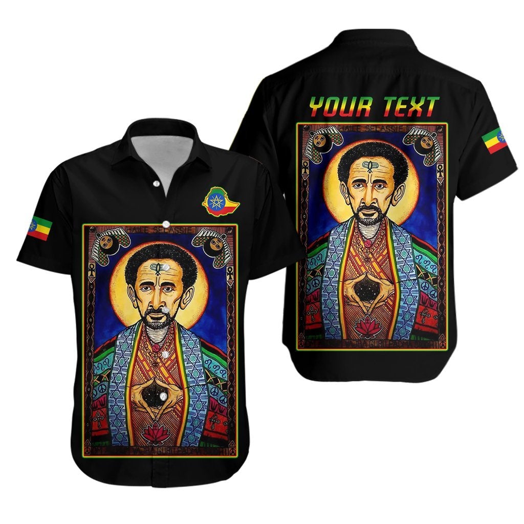 (Custom Personalised) Ethiopia Proud Hawaiian Shirt Haile Selassie I LT13 - Wonder Print Shop