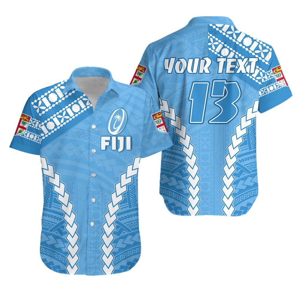 custom-personalised-fiji-rugby-hawaiian-shirt-fresh-version-blue-custom-text-and-number