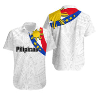 Pilipinas Matching Hawaiian Shirt And Dress Simple Style- White LT6 - Wonder Print Shop