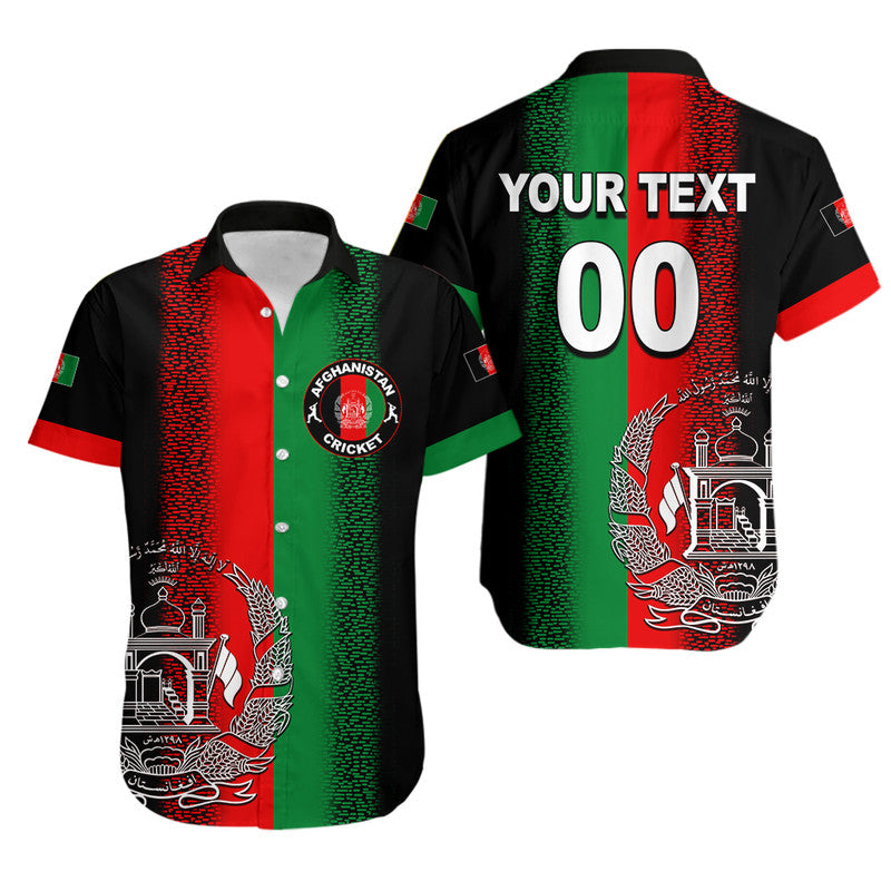(Custom Personalised And Number) Afghanistan Cricket Jersey Hawaiian Shirt  LT6 - Wonder Print Shop