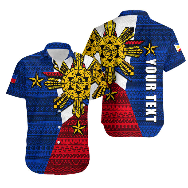(Custom Personalised) Filipino Hawaiian Shirt Tribal Flag Style LT6 - Wonder Print Shop