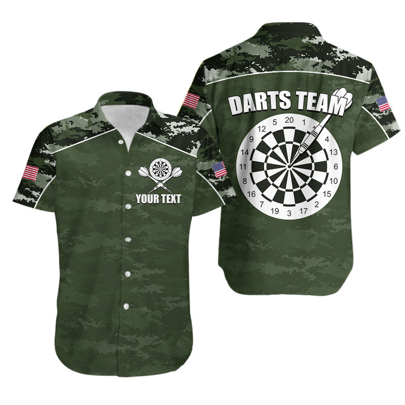 (Custom Personalised) Darts Hawaiian Shirt Army Style No.2 LT6 - Wonder Print Shop