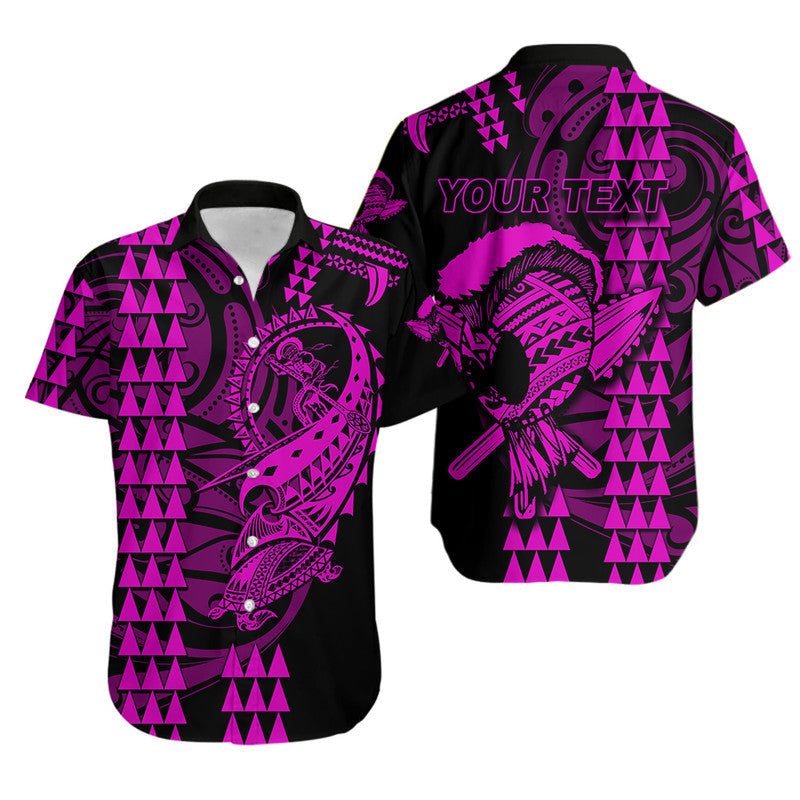 Custom Personalised Hawaii Polynesian Warrior Kakau Hawaiian Shirt-Purple LT6 - Wonder Print Shop