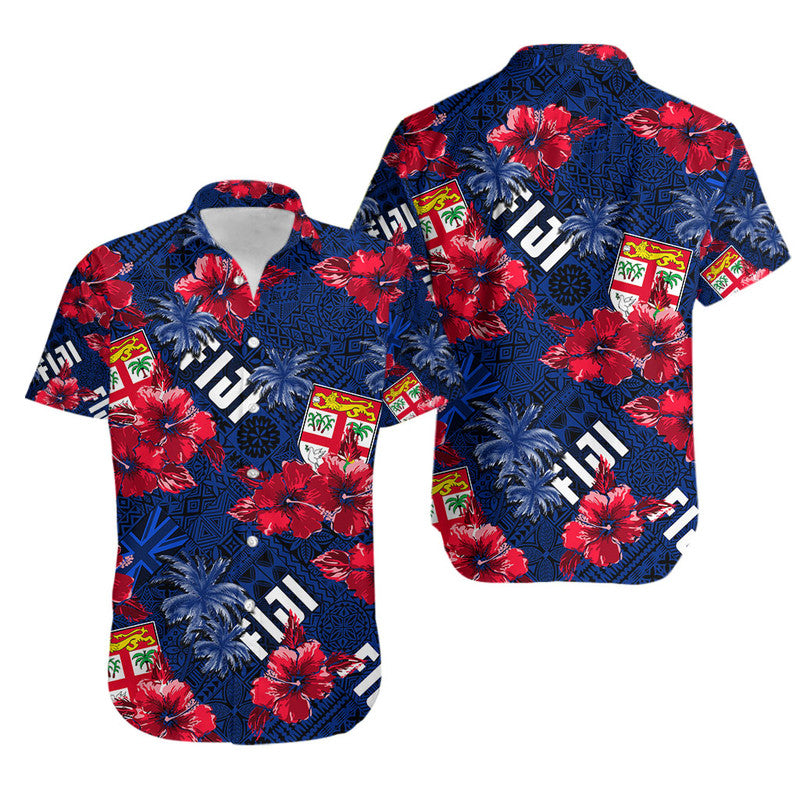 Fiji Hibiscus Hawaiian Shirt Hawaii Style No.2 LT6 - Wonder Print Shop