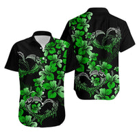 Polynesian Valentine Matching Hawaiian Shirt And Dress Hibiscus Flowers Green Style LT6 - Wonder Print Shop