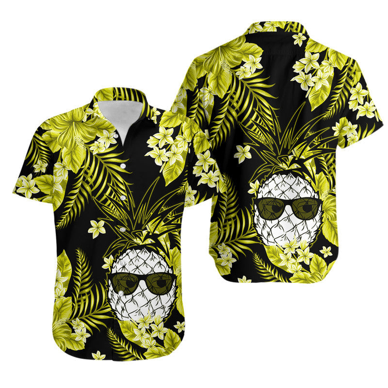 Hawaii Summer Colorful Pineapple Matching Hawaiian Shirt And Dress Yellow LT6 - Wonder Print Shop
