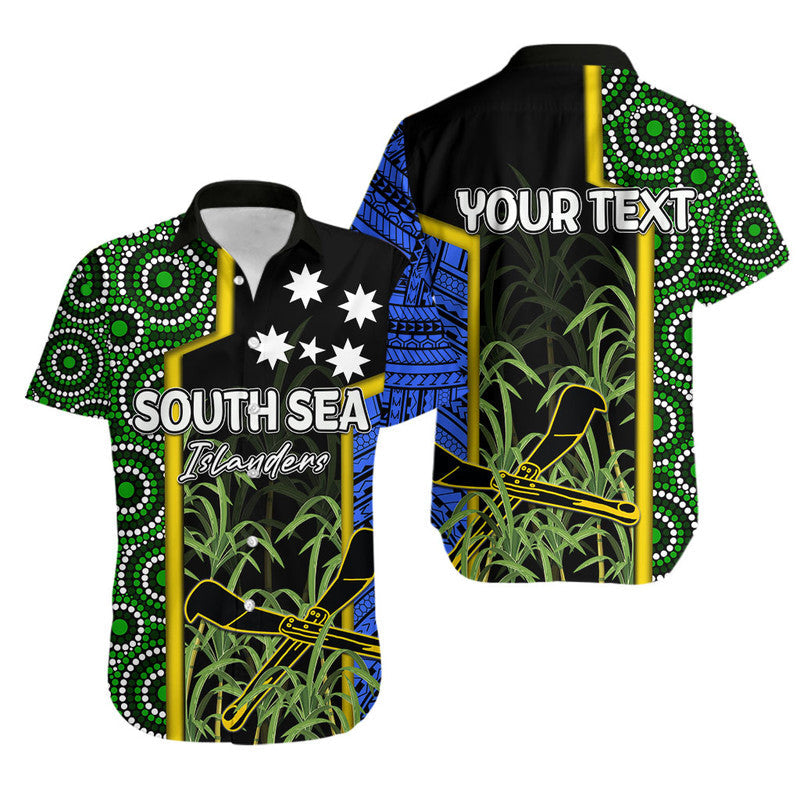 Custom Personalised South Sea Islanders Flag Style Hawaiian Shirt Kanaka LT6 - Wonder Print Shop