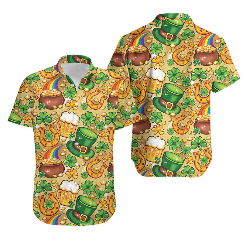 St Patrick's Day Hawaiian Shirt No.4 LT6 - Wonder Print Shop