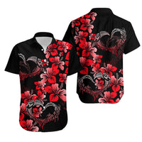 Polynesian Valentine Matching Hawaiian Shirt And Dress Hibiscus Flowers Red Style LT6 - Wonder Print Shop