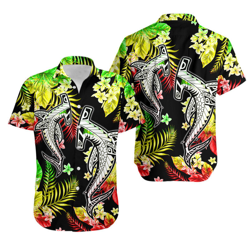 Hawaii Summer Colorful Shark Hawaiian Shirt Reggage LT6 - Wonder Print Shop