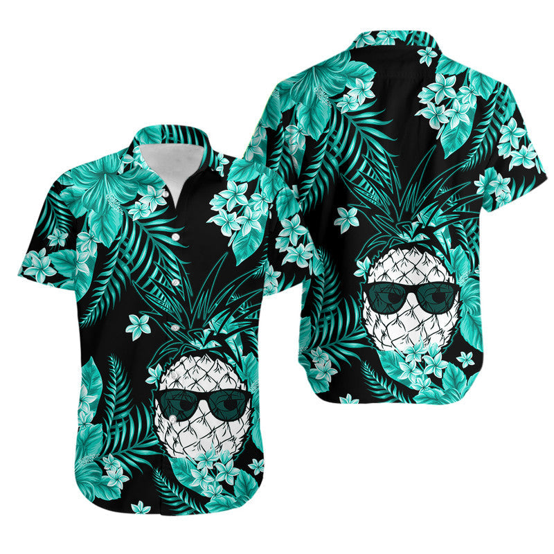 Hawaii Summer Colorful Pineapple Hawaiian Shirt Turquesa LT6 - Wonder Print Shop