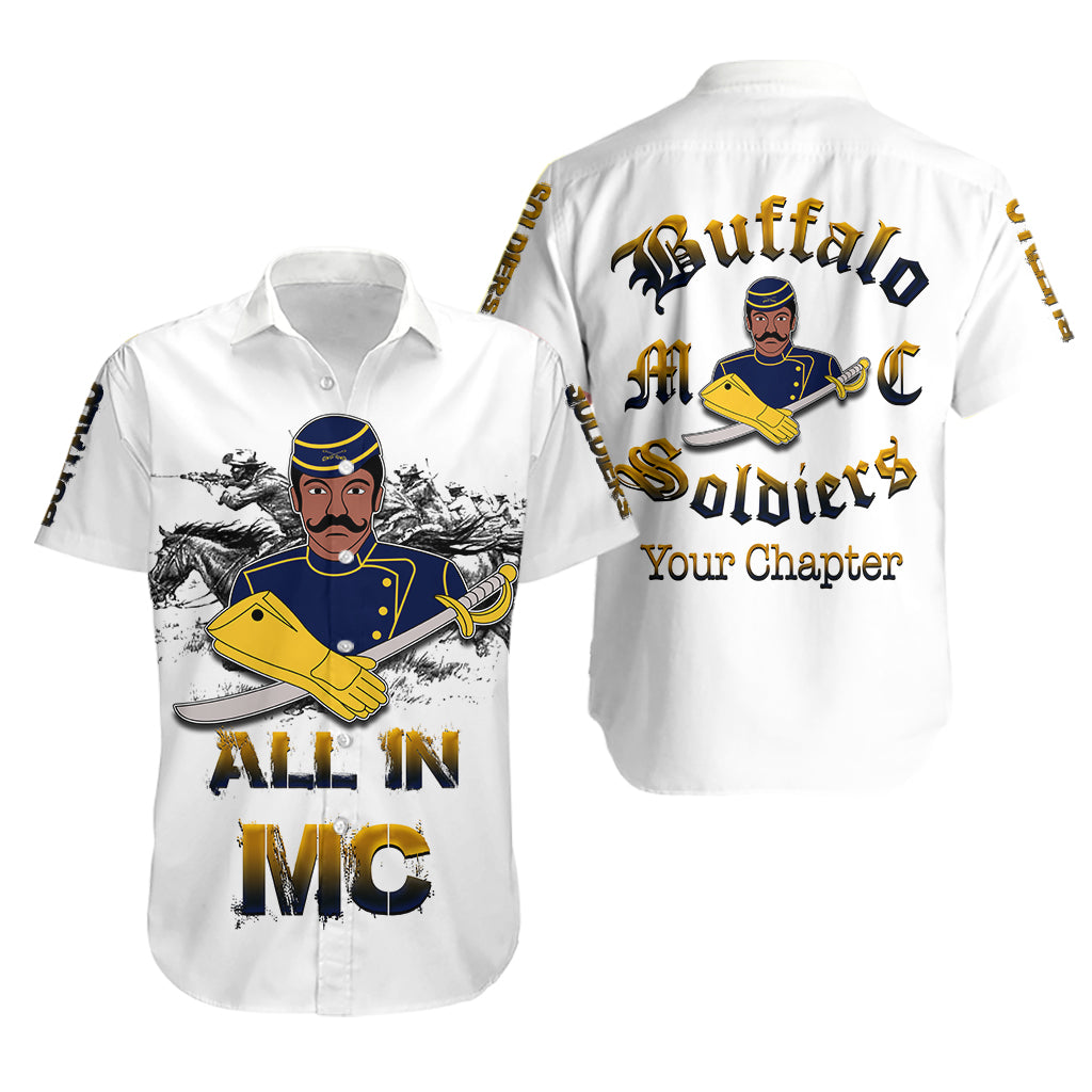 (Custom Personalised) Buffalo Soldiers Hawaiian Shirt History LT6 - Wonder Print Shop
