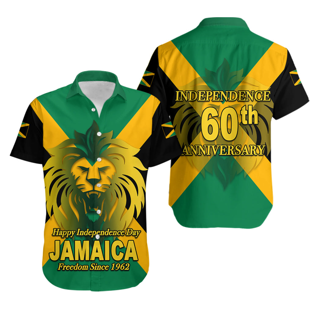 Jamaica Independence Day Hawaiian Shirt Lion LT6 - Wonder Print Shop