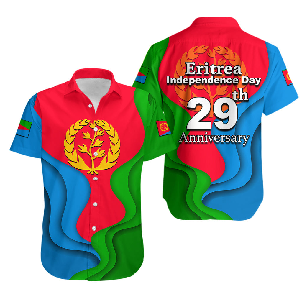 (Custom Personalised) Eritrea Independence Day Hawaiian Shirt 2022 Style No.3 LT6 - Wonder Print Shop