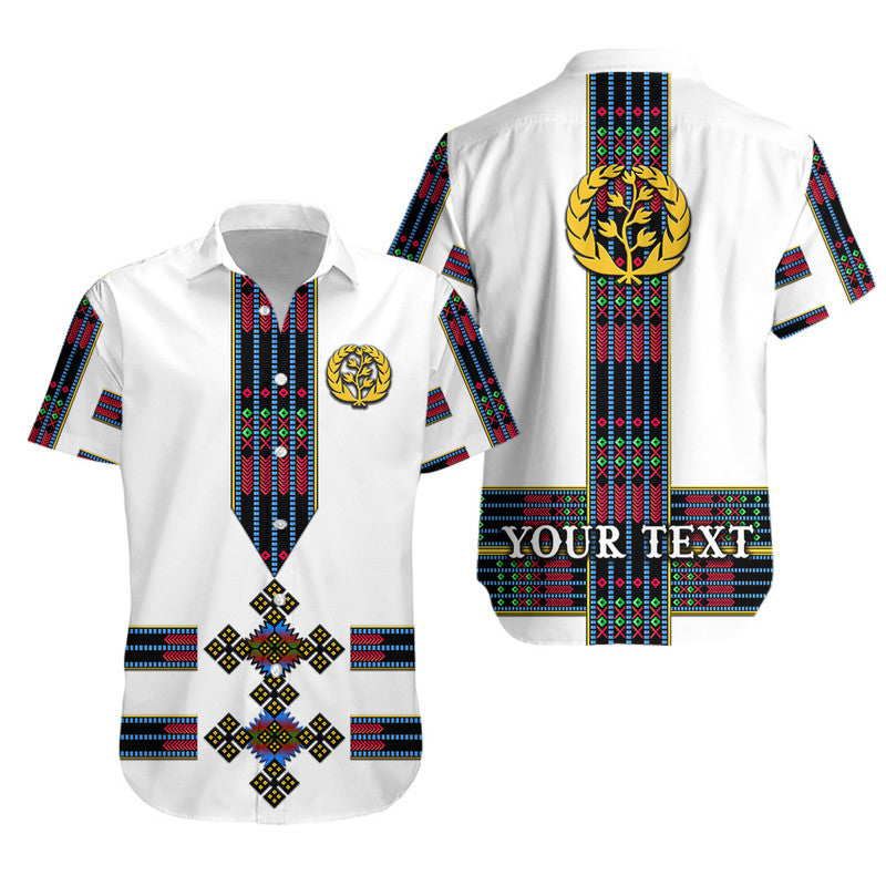 (Custom Personalised) Eritrea Hawaiian Shirt Fancy Tibeb Vibes NO.1 Ver - Flag Style LT8 - Wonder Print Shop