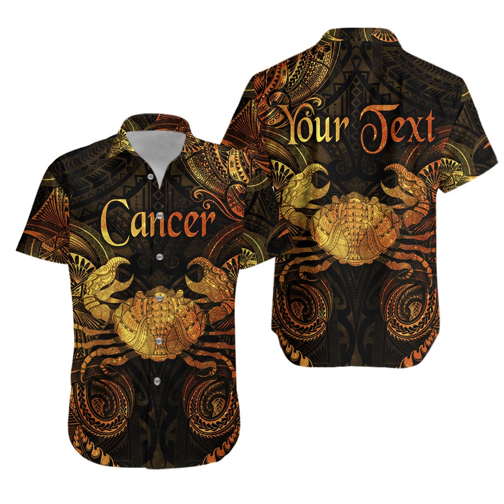 custom-personalised-cancer-zodiac-polynesian-hawaiian-shirt-unique-style-gold