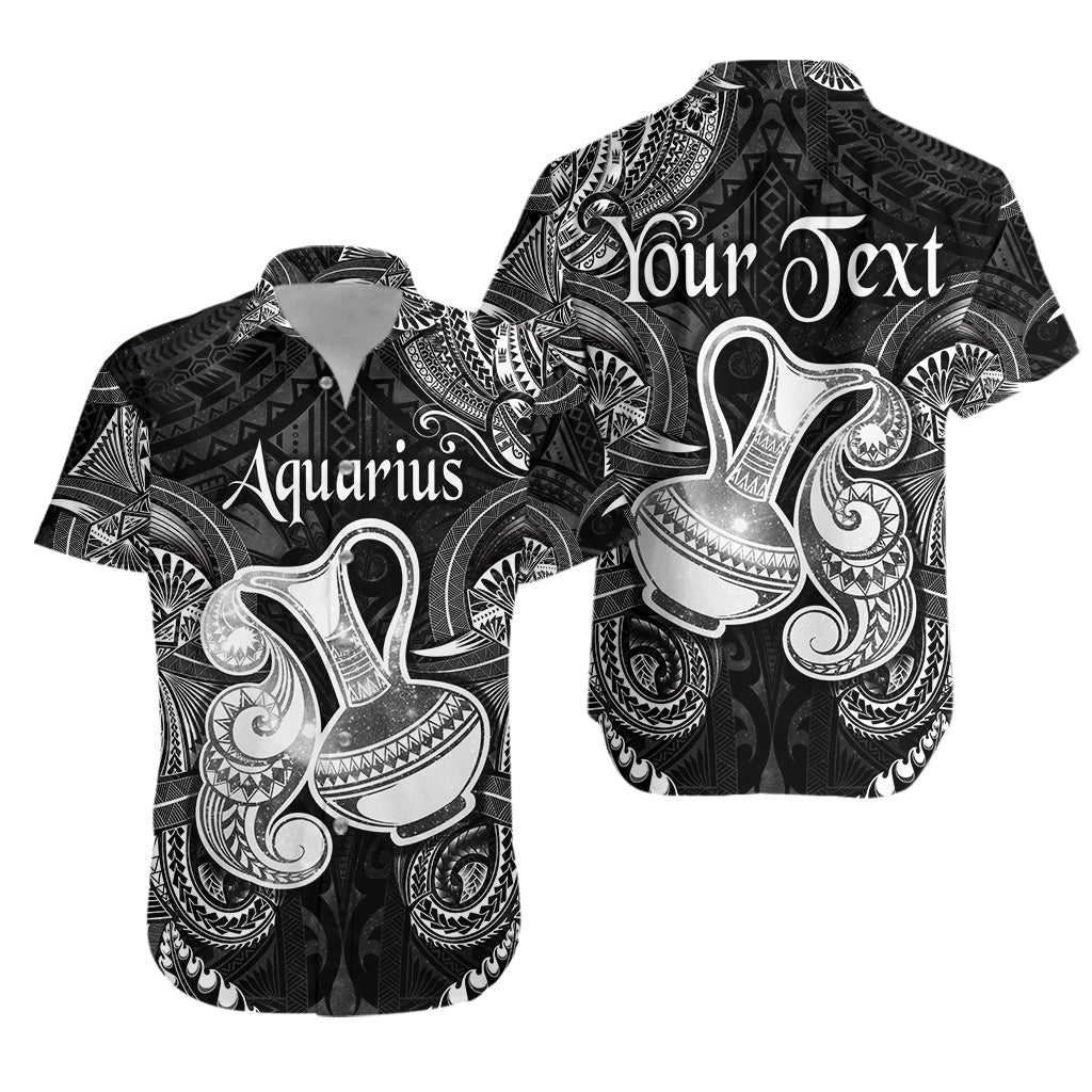custom-personalised-aquarius-zodiac-polynesian-hawaiian-shirt-unique-style-black